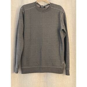 The North Face Mens Pullover Sweater Gray Crew Neck Size Medium